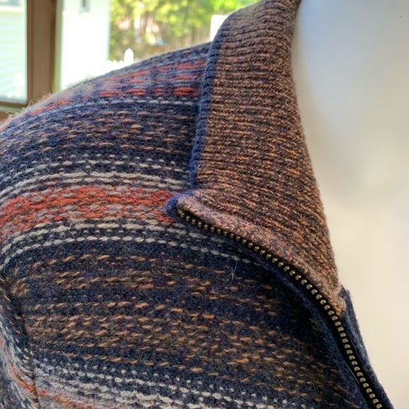 Zip up sweater multi Color tweed - Picture 3 of 7